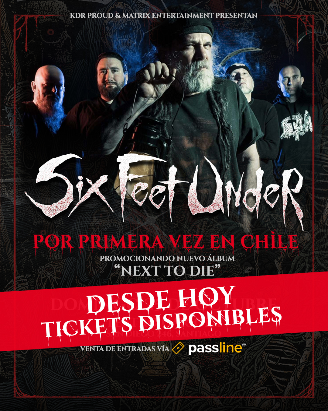 Six Feet Under en Chile: Comienza la venta de entradas